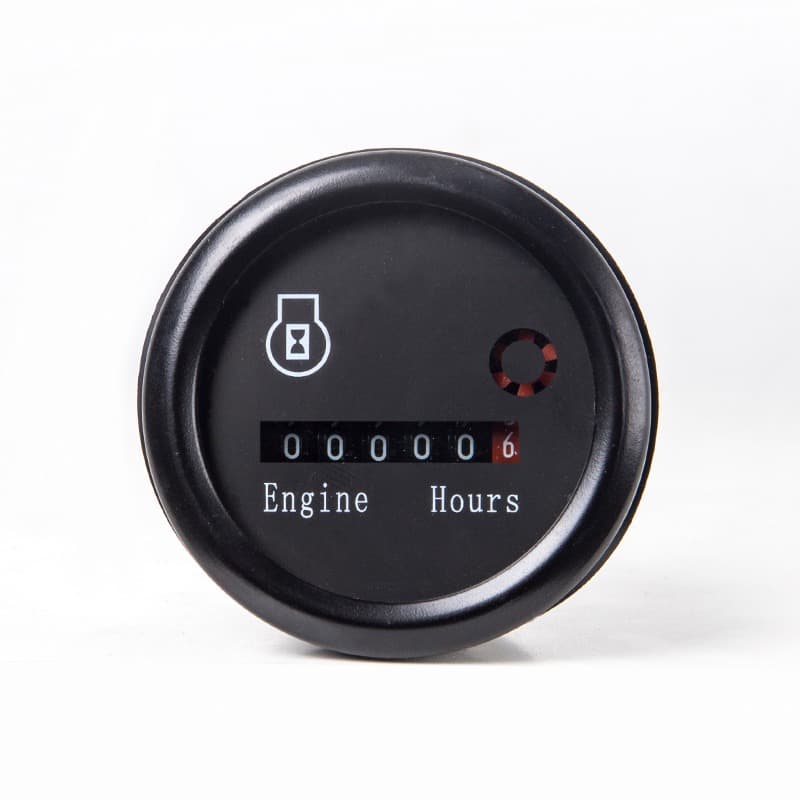 52mm Hour Meter Gauge Quartz Timer Counter for Diesel Engine Generator Boat Motorcross