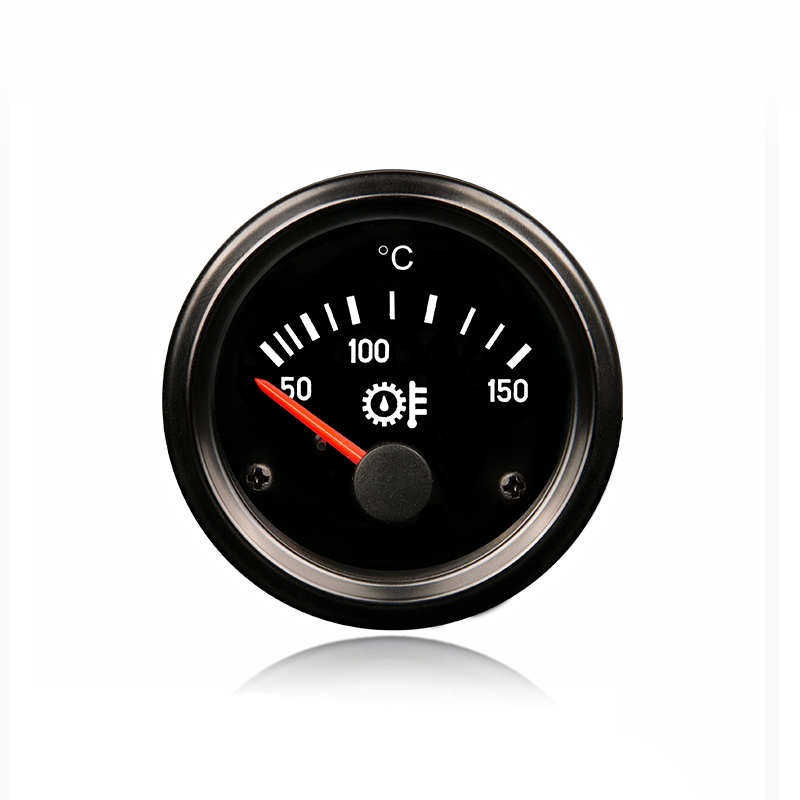 52mm Auto Instrument Oil Temperature Gauge 150 ℃ for Engineering Vehicle Excavator Loader