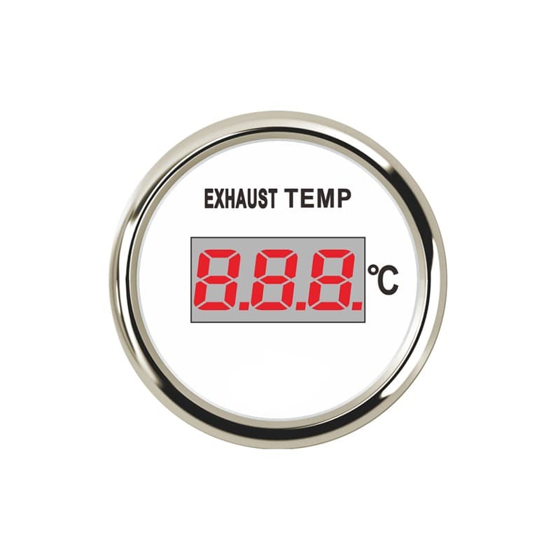 Digital Exhaust Temperature Meter Marine Gauge for Truck, RV, Boat