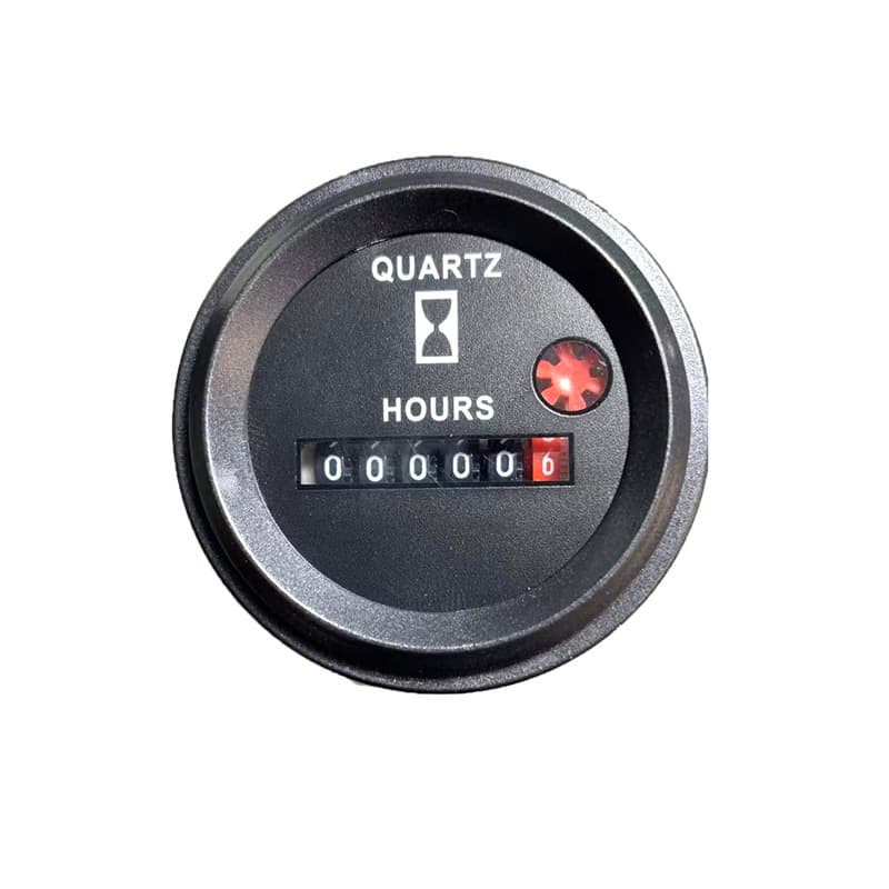 Spiral Case 52MM Hour meter Timer Gauges for Excavator Dump Truck 