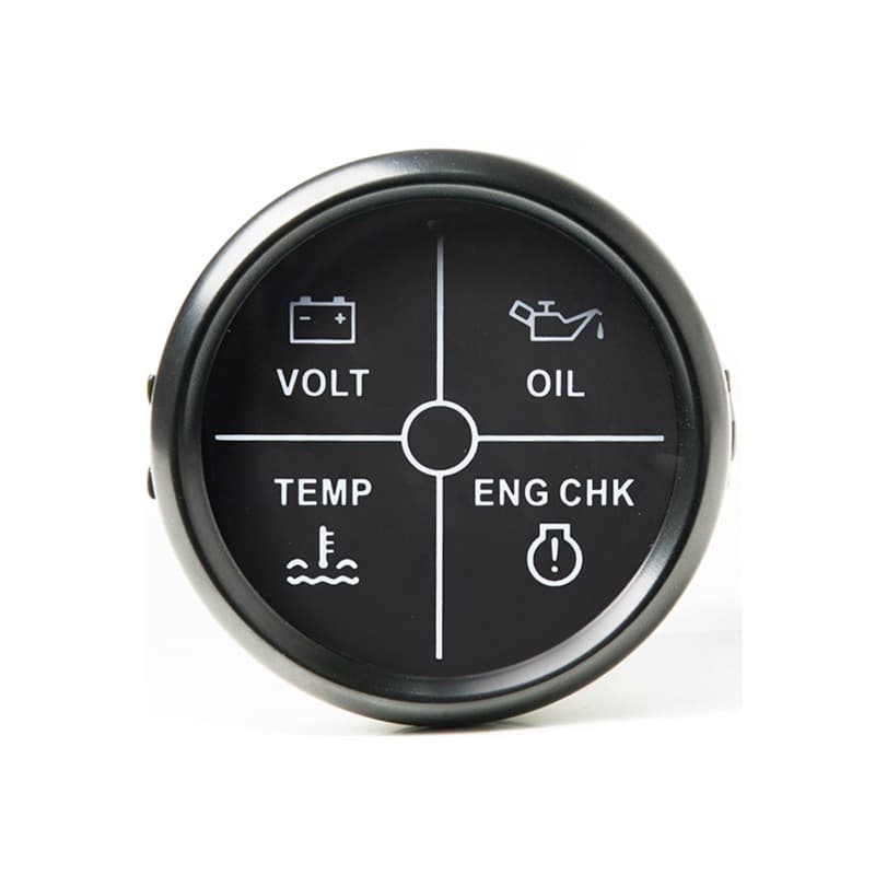 Boat LED Alarm Gauge for volt, CHK engine, water temp, oil pressure alarm